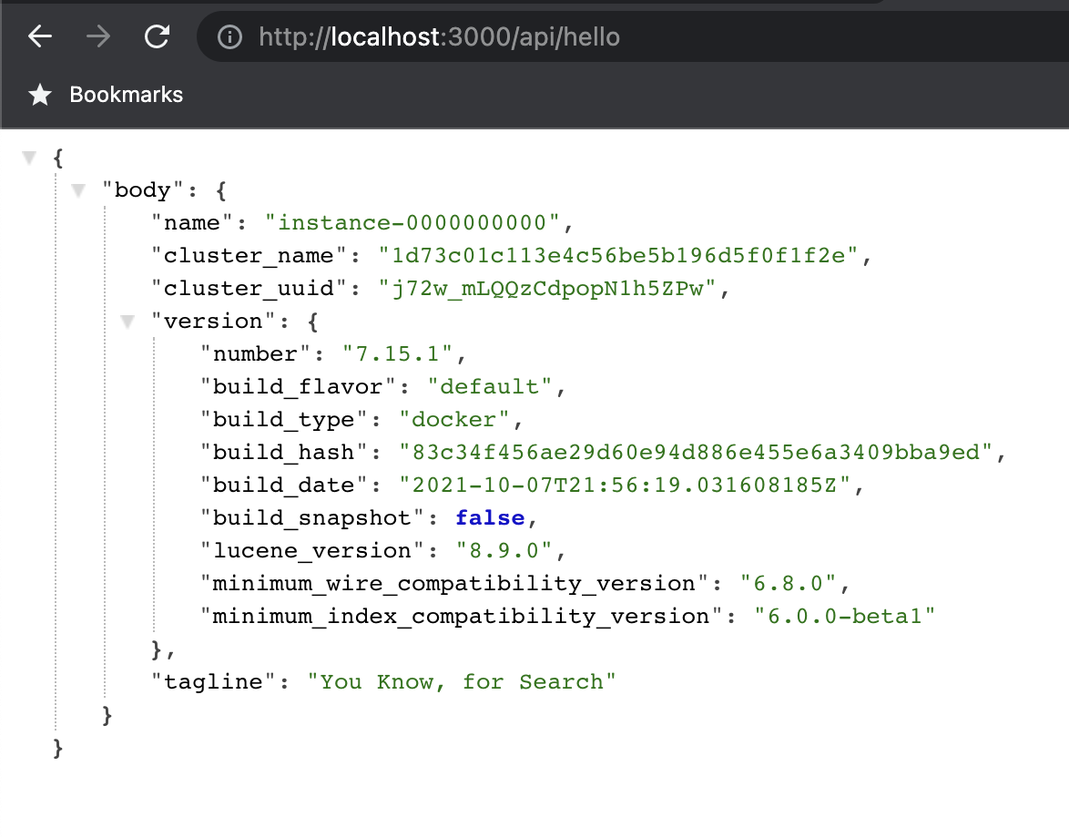 Connect to Elastisearch