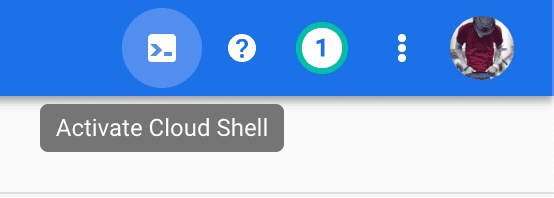 Activate Google Cloud Shell