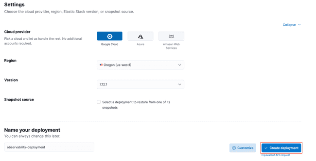 ESS Cloud Console